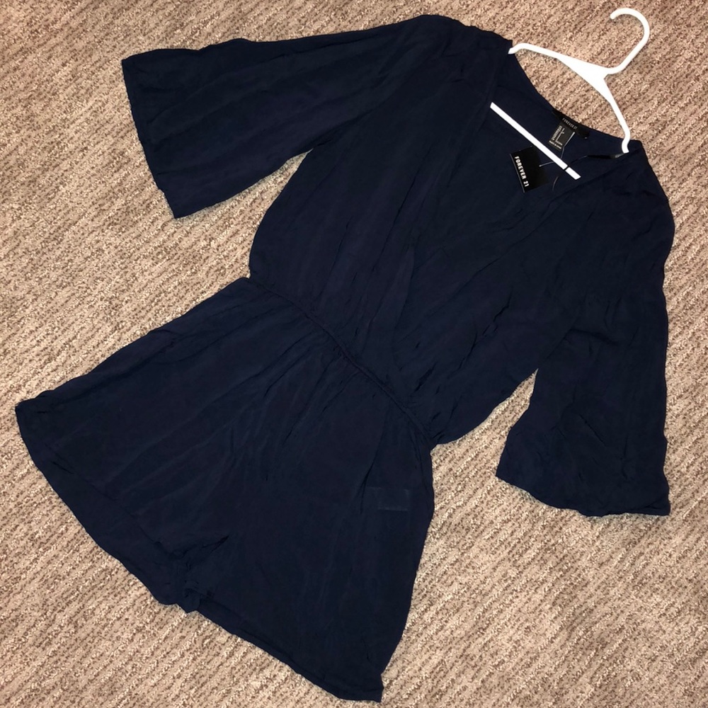 Forever 21 navy blue romper